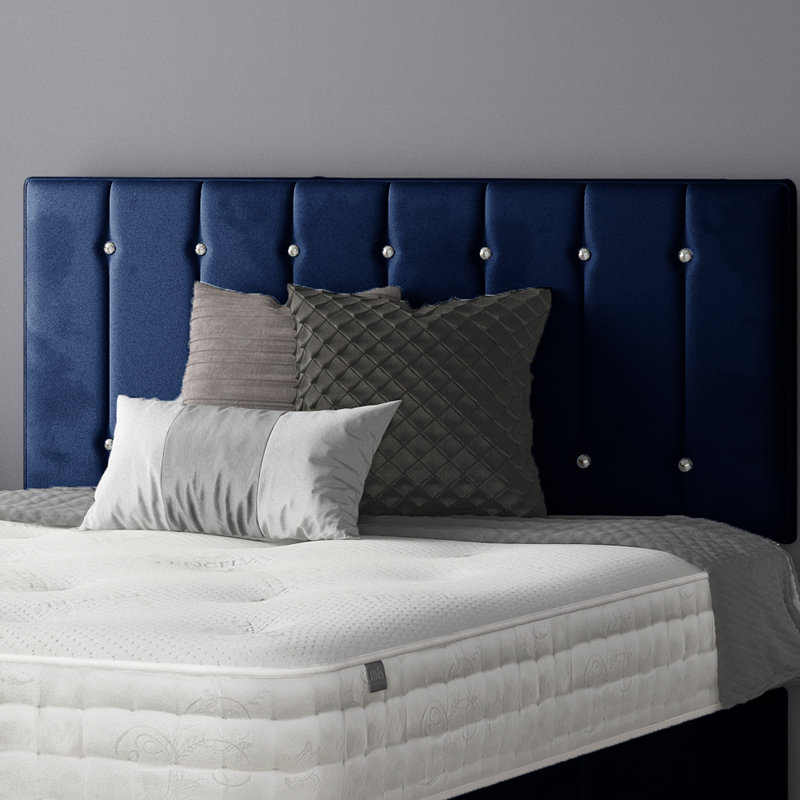 Chiesa Upholstered Headboard, Kingsize (5'), Blue