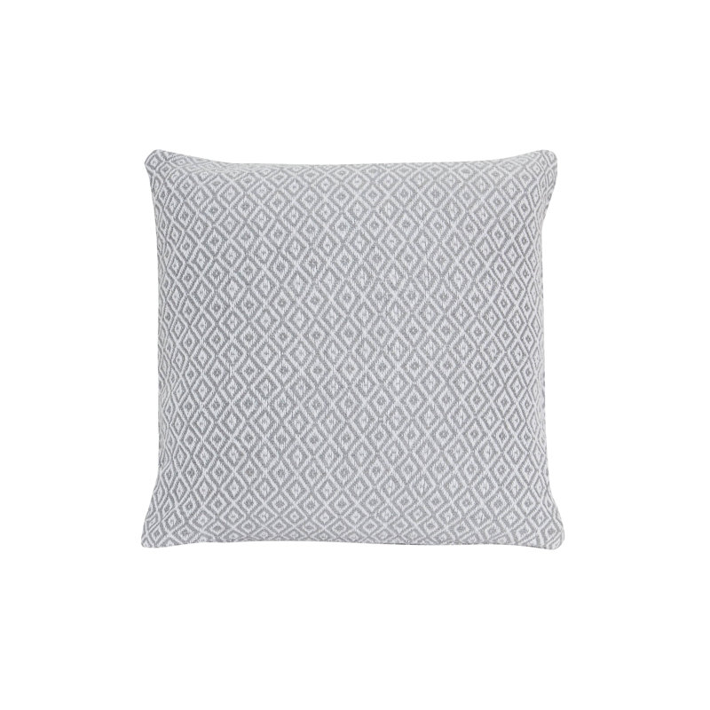 Square Pillow Cover, Silver, Square 60cm
