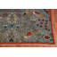 Tapis oriental à motif animalier bleu Ziegler