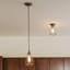 Diaundra Steel Semi Flush Mount-21350153