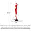 Sculpture DEL luxueuse en fibre de verre