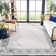 Tapis floral lavable à la machine Murielle Performance