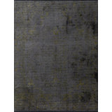 Rapture Dark Gray/Yellow Oriental Luxury Area Rug