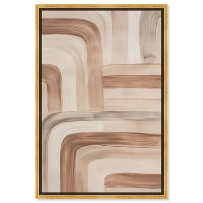 «Tawny Woodscape I Canvas Minimalist Boho Art» par Art Remedy