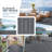 44pcs Interlocking Patio Deck Tiles, Outdoor Waterproof Plastic Flooring