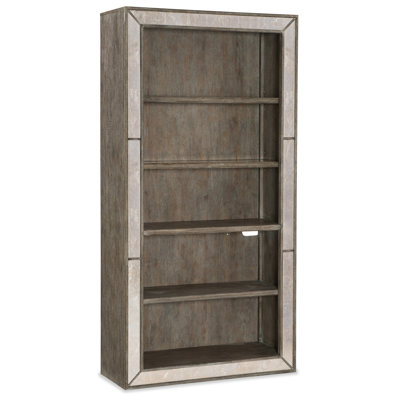 Rustic Glam 78.25" H x 40" W Standard Bookcase