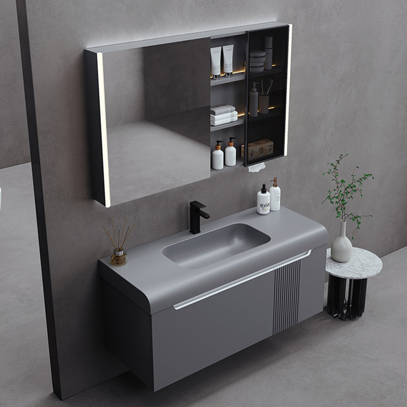 Armoire de salle de bain simple et haut de gamme