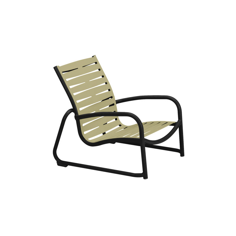Fauteuil de patio Millennia EZ Span ™, Bois flottant, Obsidienne