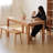 Burlywood Rectangular Solid Wood Dining Table-440145010