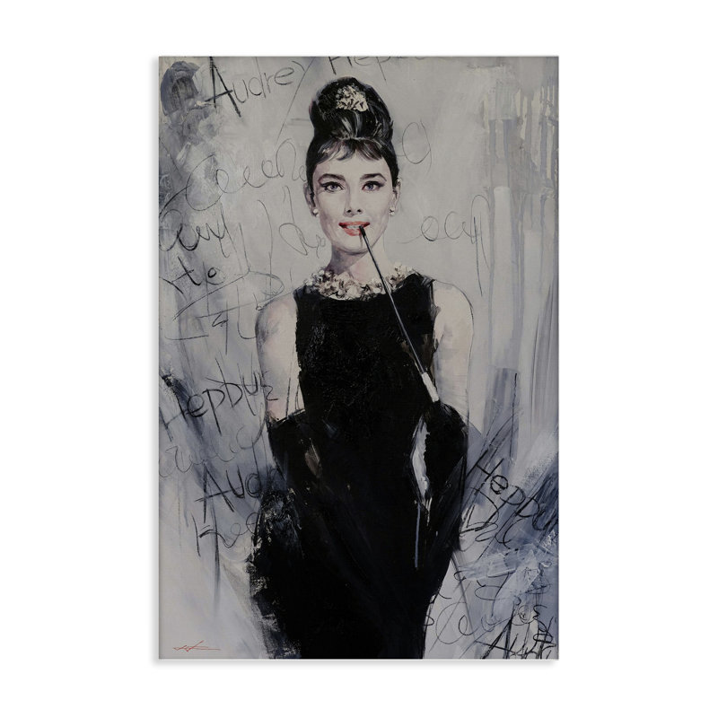Toile à détails modernes Classic Audrey, design par Lucille Lee, H 24 po x l 16 po