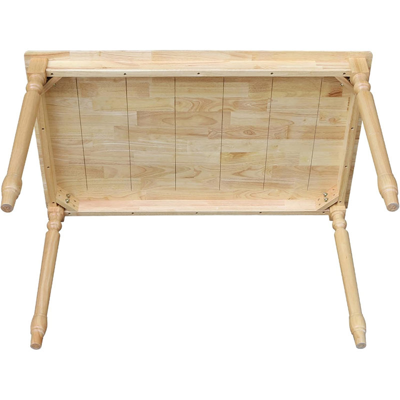 Solid Wood Dining Table, Durable And Easy To Assemble, Perfect For Home Use