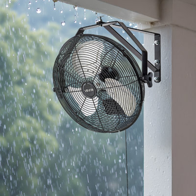  Industrial Wall Mount Fan 3 Speed High Velocity Garage Fan