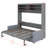 Queen Size Murphy Bed With Sofa-445612609