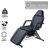 Vegan Leather Tattoo Spa Facial Salon Recliner Adjustable Chair Set With 2 Trays-686431762