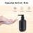 Oval Black Soap Dispenser-121430778