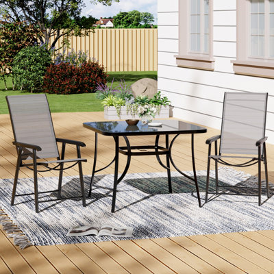 Hojanovice 2 - Person Square Patio Dining Set