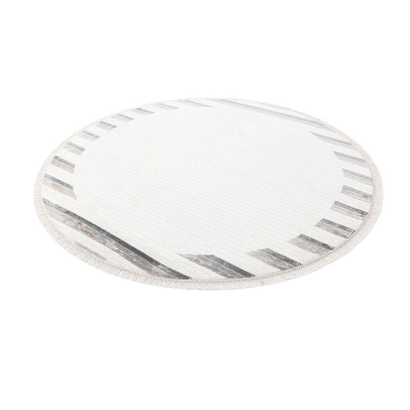 Round Jacinto Ivory Rug