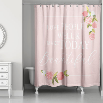 Rideau de douche simple Perine