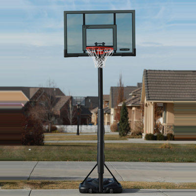 Lifetime Height Adjustable Portable Basketball Hoop (52"" Polycarbonate Backboard) -  90853