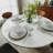 16-piece White Embossed Mesh Bone China Dinnerware With Lightweight Durable Chip Resistant Design Service For 4