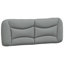 Structure de lit avec DEL sans matelas Hvar gris clair 137 x 190 cm-118101769-126229035