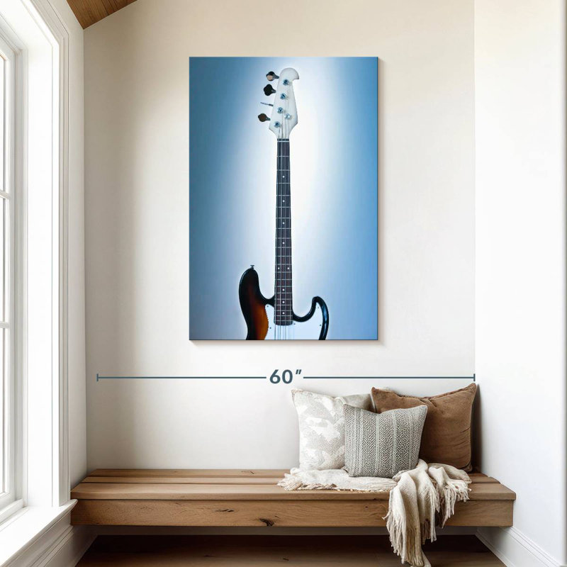 Guitare basse Abarca Cool, H 45 po x l 30 po