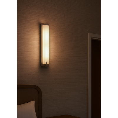 Sinclair - applique murale DEL 18 po - nickel satiné