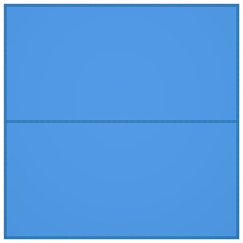 Rhoton 2.85m x 3m Rectangular Shade Sail, Blue