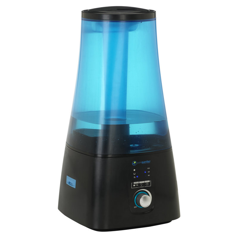 Guardian Technologies 2 Gallons Dual Mist Ultrasonic Tabletop Humidifier for 380 Cubic Feet