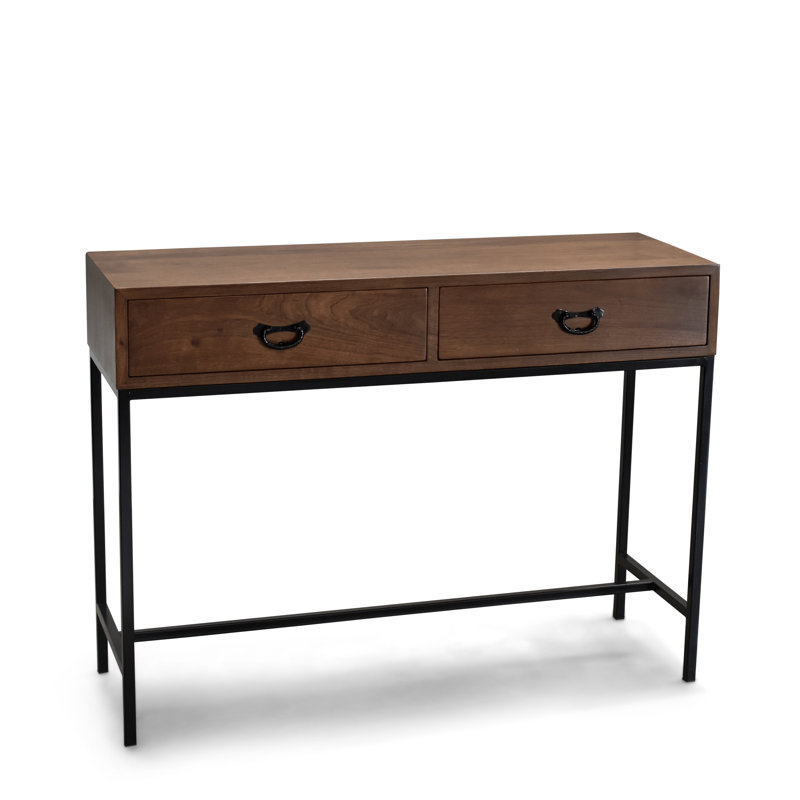 Kai Solid Walnut Console Table, 43" Length