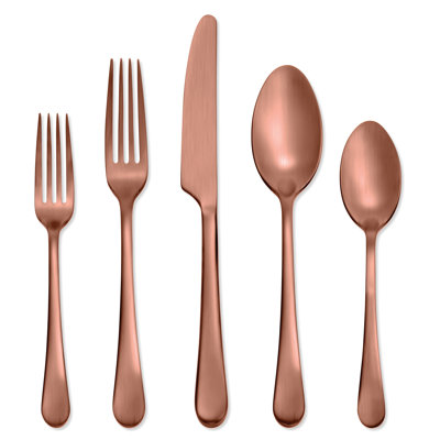 Mirabella 5 Piece Flatware Set, Service for 1