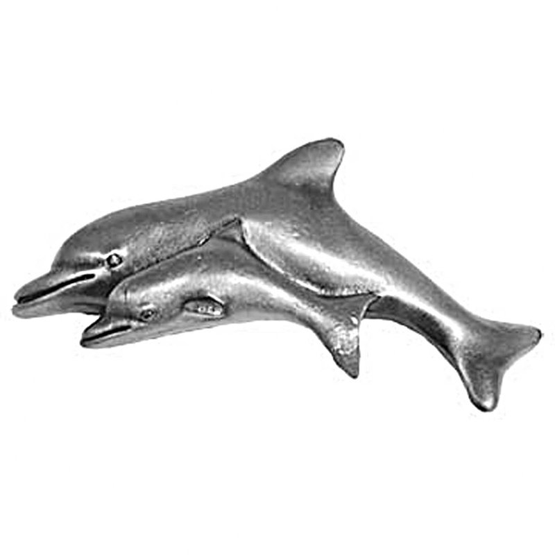 Pewter Coastal Lake Novelty Knob with Mounting Hardware