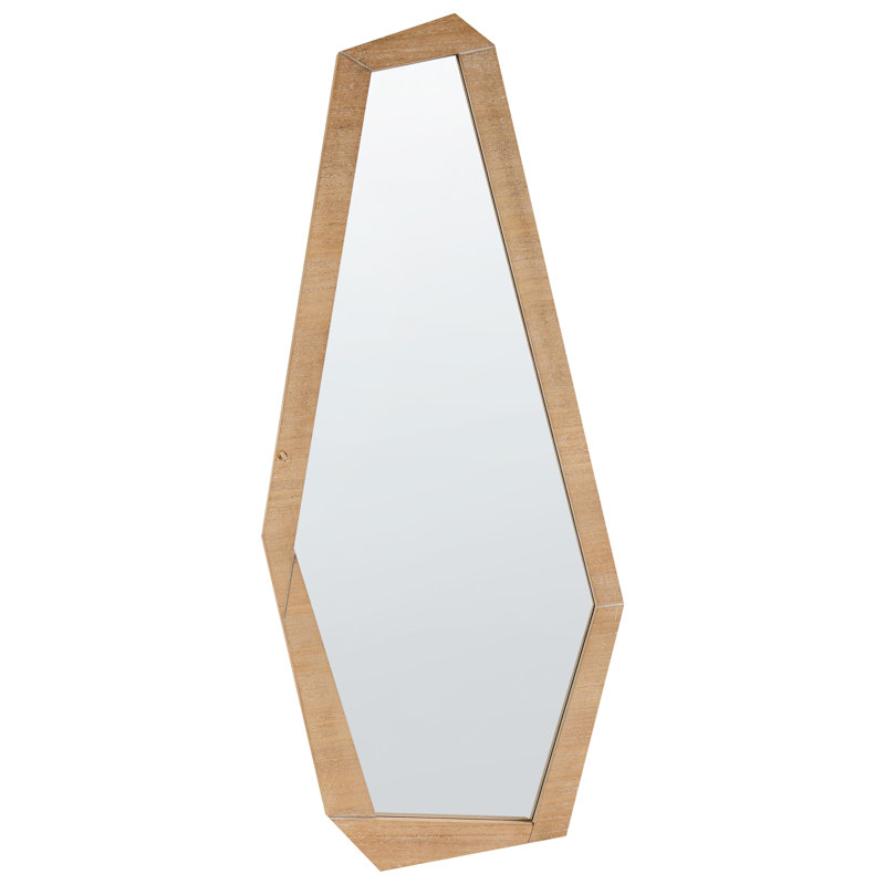 Wall Mirror CHANU 44 cm 104 cm, Light Brown