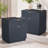 23'' Fluted Nightstand With Mid-century Modern-605077736
