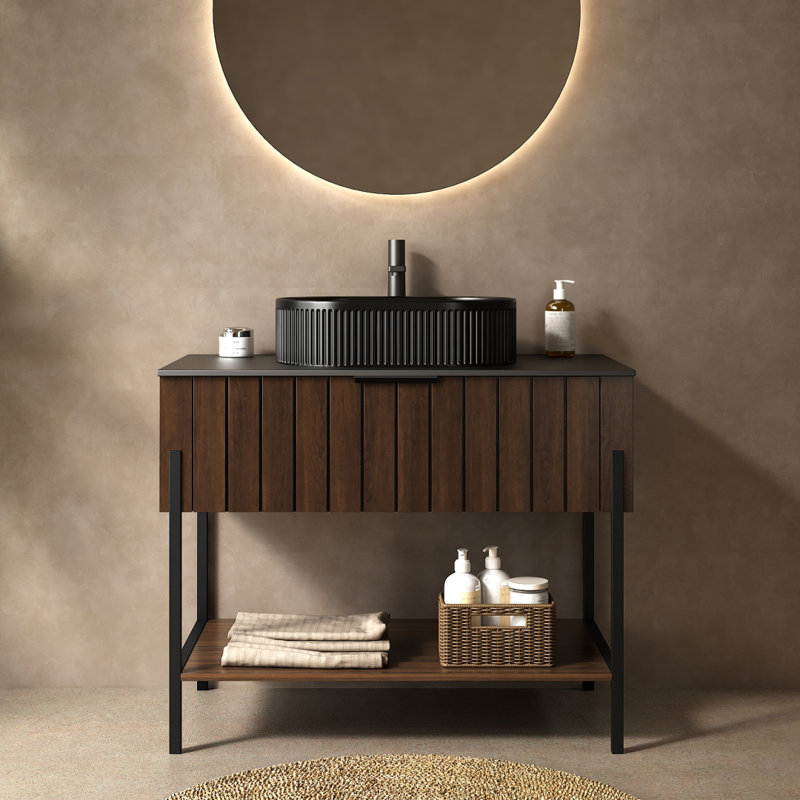 Meuble-lavabo de salle de bain 36 po avec évier Josceline
