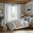 Mkenzi Polyester Semi-Sheer Gromments Curtain Pair-630315195
