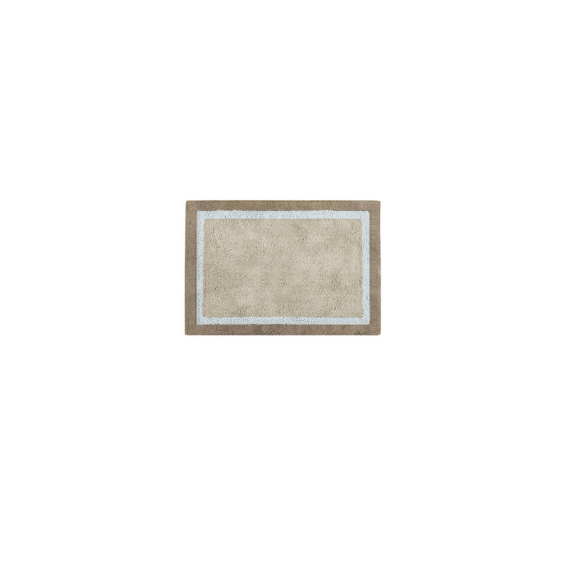 Tapis de bain en coton absorbant pour un décor de salle de bain élégant