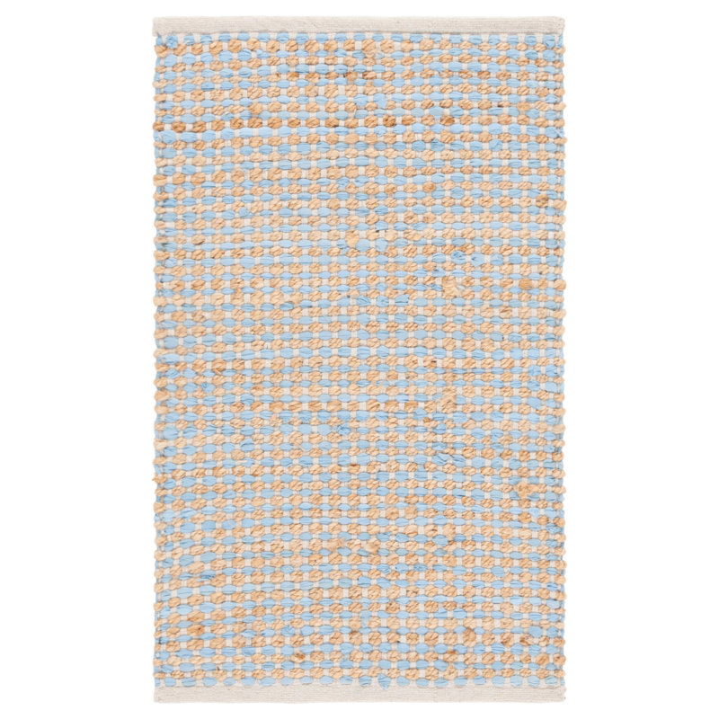 Tapis uni en coton tissé à la main Cape Jute / Sisal Cape Cod, Rectangulaire 8 pi x 10 pi