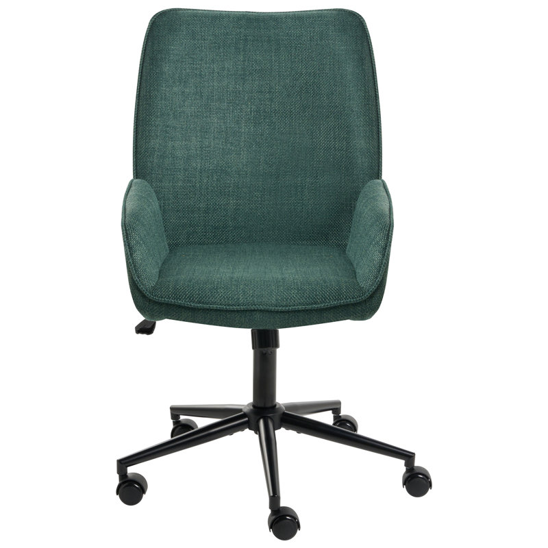 17 Stories Fabric Office Chair, Green