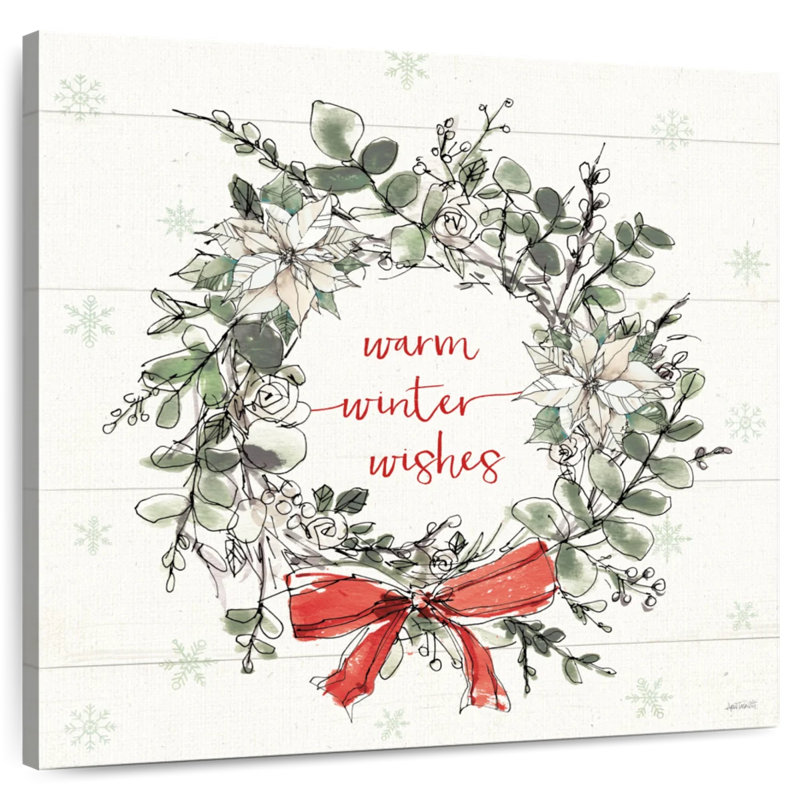 Lelend Modern Farmhouse VII Christmas, H 16 po x l 16 po