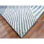 Tapis bleu nouvel âge en laine 12 pi 2 po x 18 pi 4 po Stainforth