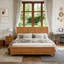 Lit-bateau haut en bois massif avec espace de rangement de 64 po-1392910008-1392910005
