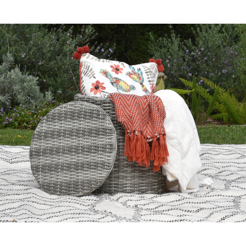 Elle Decor Vallauris Outdoor Side Table with Storage