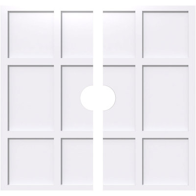 Médaillon de plafond contemporain Rubik