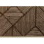 Tapis d'intérieur contemporain rayé brun moderne-1657196666