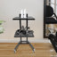 2-Tier Hair Salon Cart with Trays and Casters 34.3" H x 19.3" W-98961035