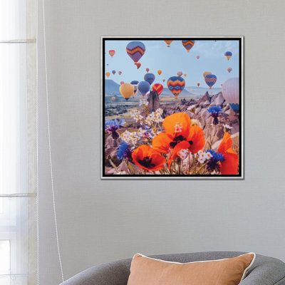 Fleurs et ballons par Hobopeeba-reproduction d’art