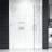 EV Series 55in. - 66in. W x 72in. Frameless Hinged Glass Shower Door | 1 Inches Width Adjustment for Each Size | 3/8 in. Thickness Tempered Clear Glass | Adjustment Uneven Walls-120357064-122499503