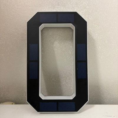 Solar-powered Digital Doorplate Waterproof LED Address Number Sign