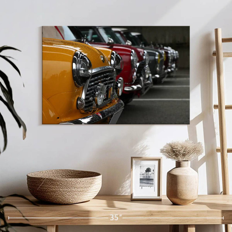 Vintage Mini Cooper Collection, 16" H x 24" W